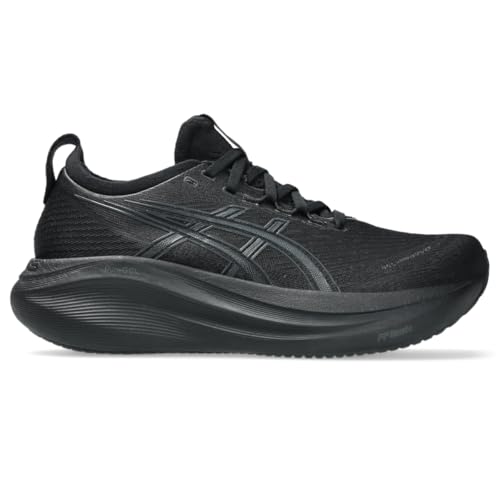 ASICS Women's Gel-Nimbus 27 Running Shoe, Schwarz/Grau (Black/Graphite Grey), 40.5 EU von ASICS