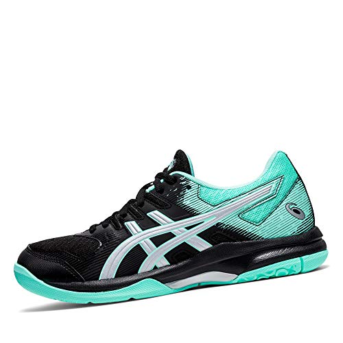 ASICS Womens Gel-Rocket 9 Volleyball Shoe, Black/Fresh Ice,39.5 EU von ASICS