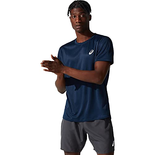 Asics Men's 2011C341-401_L T-Shirt, Blau, L von ASICS