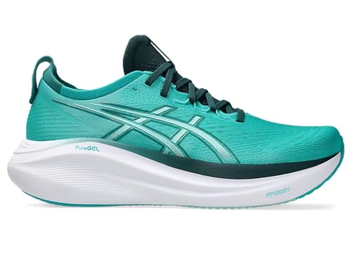 Asics 1011B958 - Gel-Nimbus 27 400 Wave Teal/Saxon Green Gr. 12 von ASICS