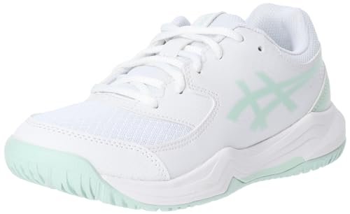 Asics 1044A077 - Gel-Dedicate 8 GS 102 White/Pale Blue 102 White/Pale Blue Gr. 3b von ASICS