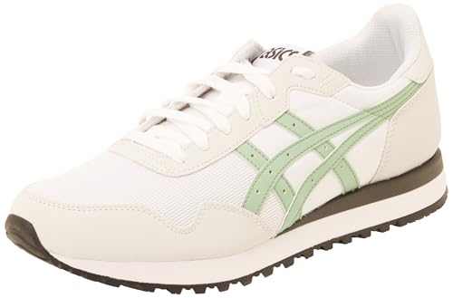 ASICS Herren Tiger Runner II Sneaker, Weiss/DUNKELMINZE, 44.5 EU ASICS Herren Tiger Runner II Sneaker, Weiss/DUNKELMINZE, 44.5 EU von ASICS