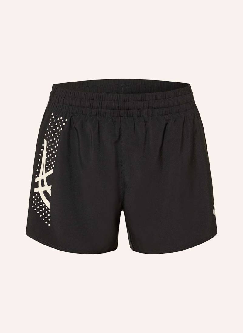 Asics 2-In-1-Laufshorts Icon 4in schwarz von ASICS