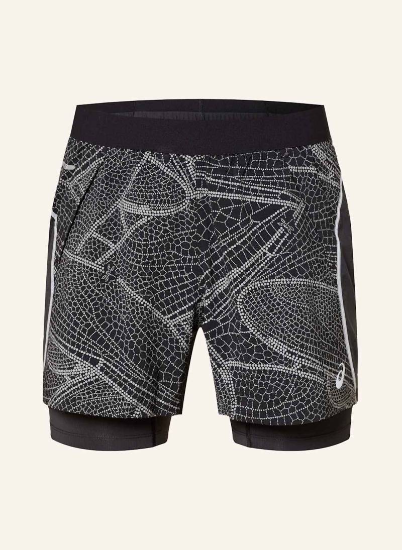 Asics 2-In-1-Laufshorts Limited Series Lite-Show schwarz von ASICS