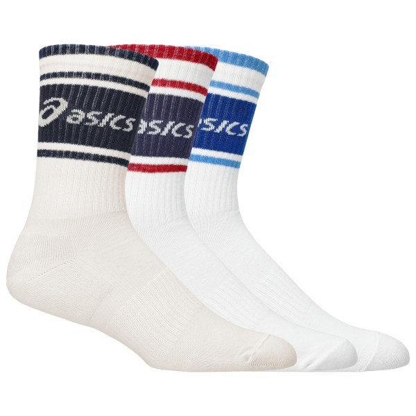Asics - 3 Pack Logo Crew Sock - Multifunktionssocken Gr 39-42 - II weiß von ASICS