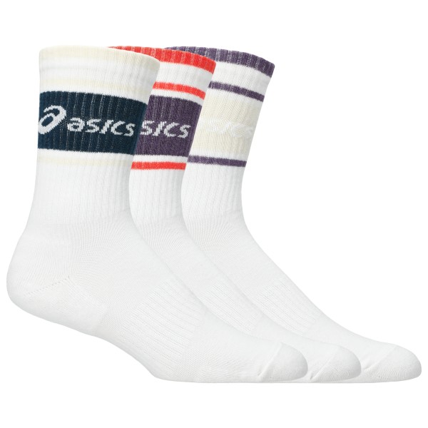 Asics - 3 Pack Logo Crew Sock - Multifunktionssocken Gr 39-42 - II weiß von ASICS