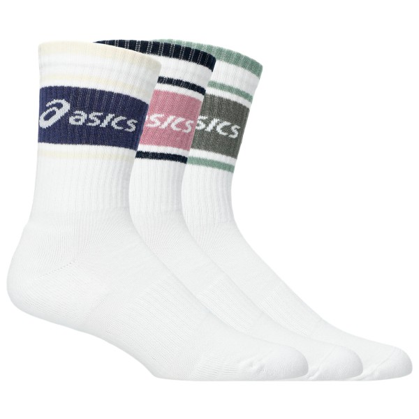 Asics - 3 Pack Logo Crew Sock - Multifunktionssocken Gr 39-42 - II weiß von ASICS