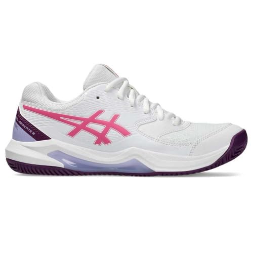 ASICS Damen Gel-Dedicate 8 Padel Sneaker, White Dragon Fruit, 42.5 EU ASICS Damen Gel-Dedicate 8 Padel Sneaker, White Dragon Fruit, 42.5 EU von ASICS