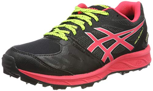 Asics Damen Gel-FujiSetsu 2 G-TX Laufschuhe, Schwarz (Performance Black/Diva Pink 001) von ASICS