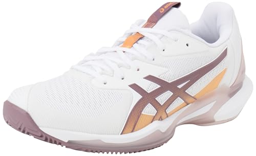 ASICS Damen Solution Speed Ff 3 Clay Sneaker, White Dusty Mauve, 43.5 EU ASICS Damen Solution Speed Ff 3 Clay Sneaker, White Dusty Mauve, 43.5 EU von ASICS