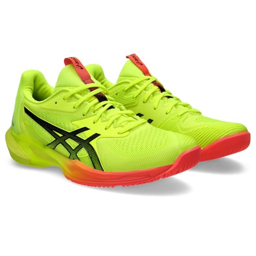 ASICS Damen Solution Speed FF 3 Paris Sneaker, Sicherheitsgelb/Schwarz, 42.5 EU von ASICS