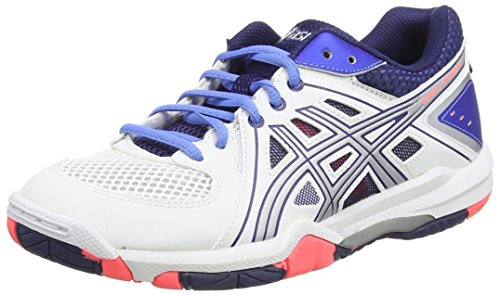 Asics Gel-task, Damen Volleyballschuhe, Weiß (white/powder Blue/flash Coral 0147), 37 EU von ASICS