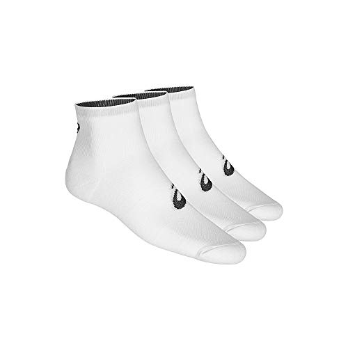 Asics Herren 3PPK Quarter Socken, Weiß (White 155205-0001), 45/46 (Herstellergröße: 43-46) von ASICS