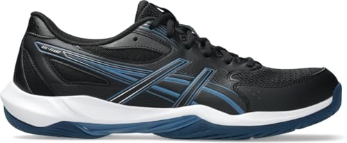 Asics Herren Gel-Flare 12 Netball-Schuhe, Black/Winter Sea, 42.5 Asics Herren Gel-Flare 12 Netball-Schuhe, Black/Winter Sea, 42.5 von ASICS