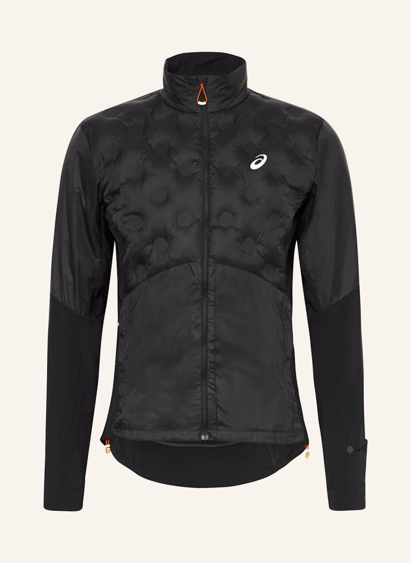 Asics Hybrid-Laufjacke Road Winter schwarz von ASICS