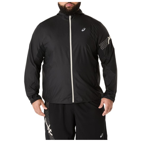 Asics - Icon Jacket - Laufjacke Gr XL schwarz von ASICS