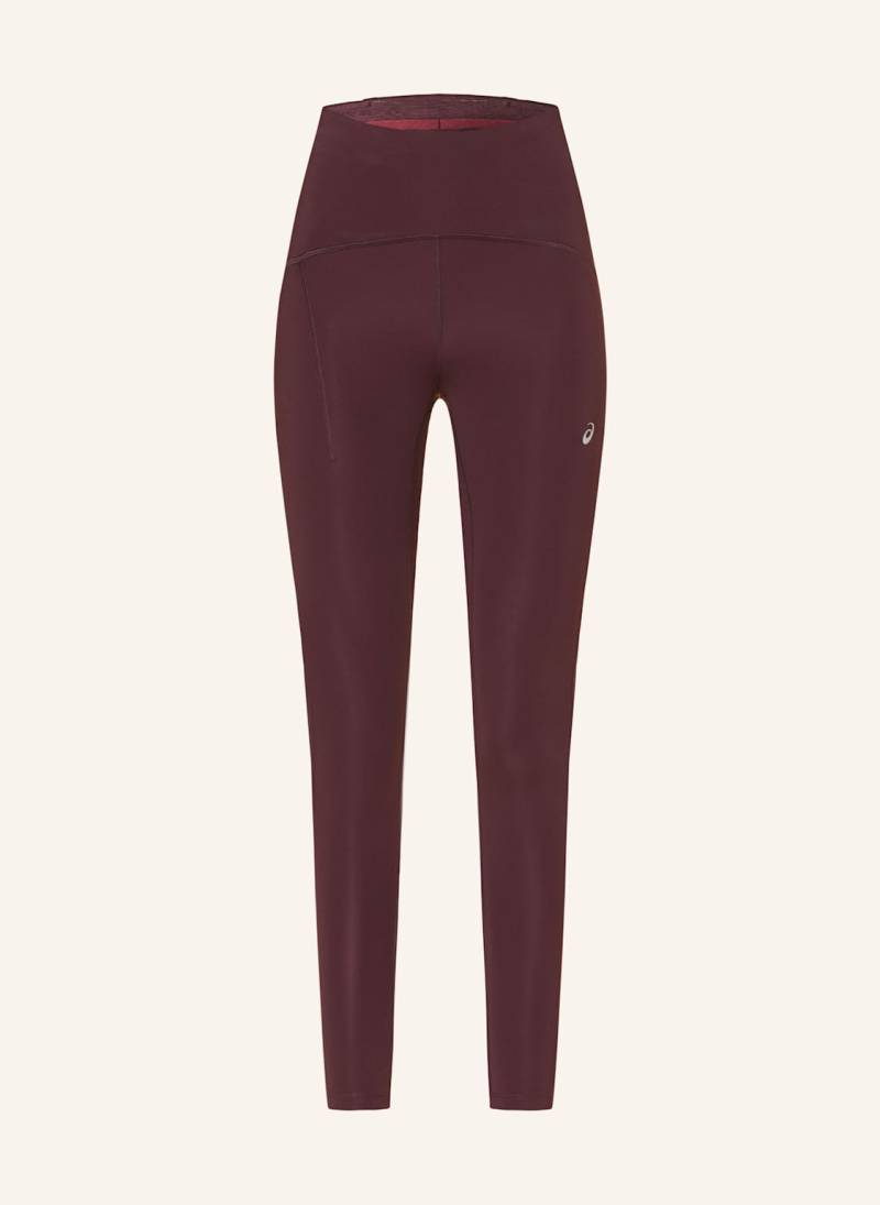 Asics Lauf-Tights Road High Waist Tight rot von ASICS