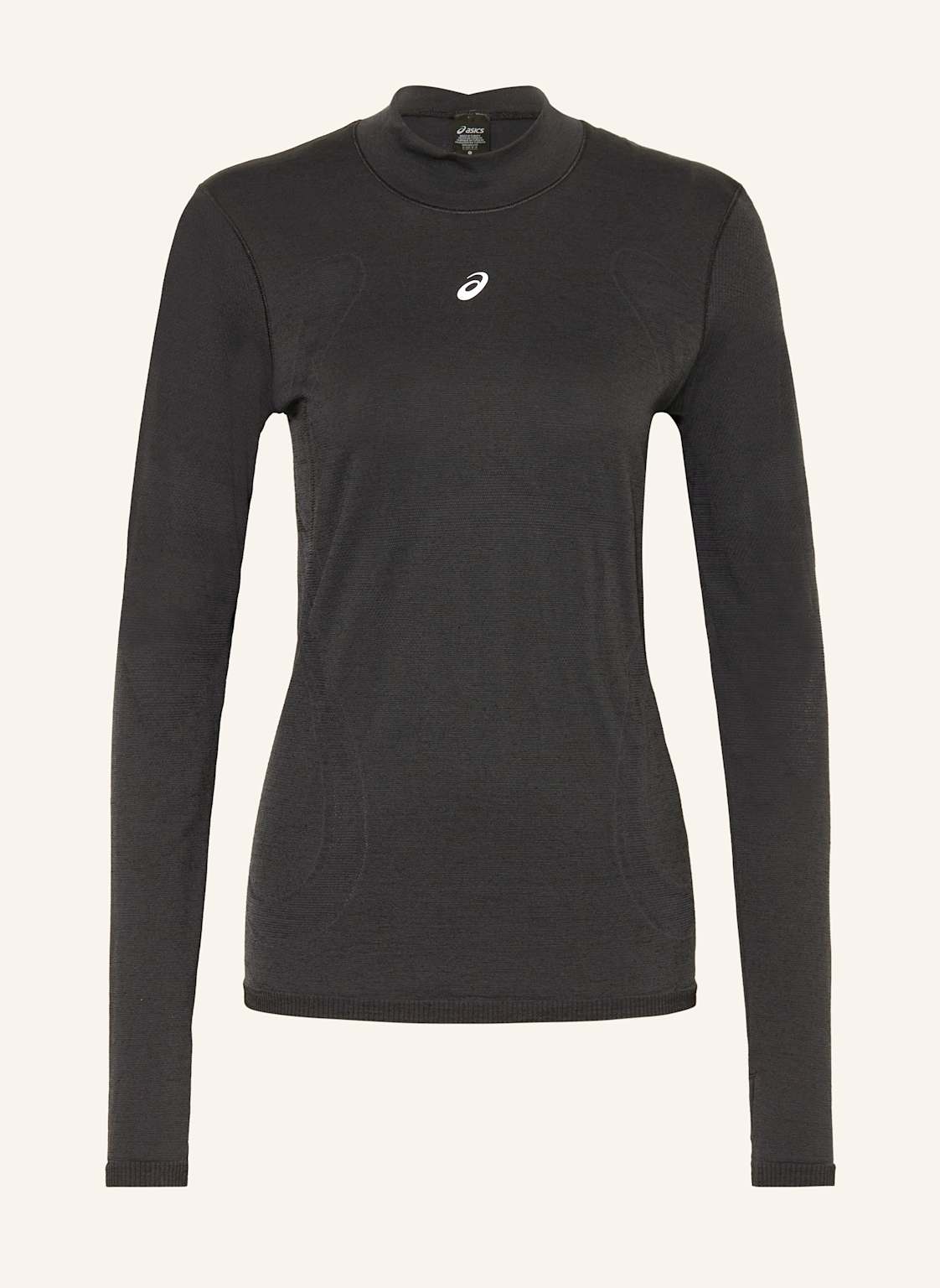 Asics Laufshirt Road Winter Seamless Mit Merinowolle schwarz von ASICS