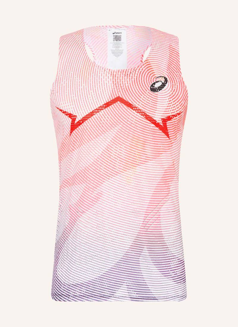 Asics Lauftop Metaspeed Singlet weiss von ASICS