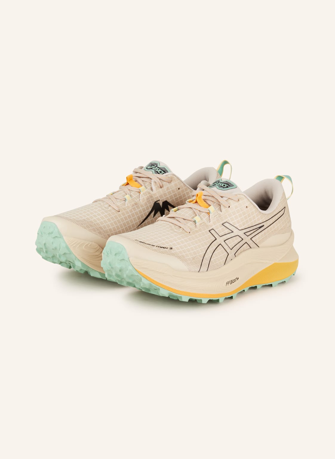 Asics Trailrunningschuhe Trabuco Max 3 beige von ASICS