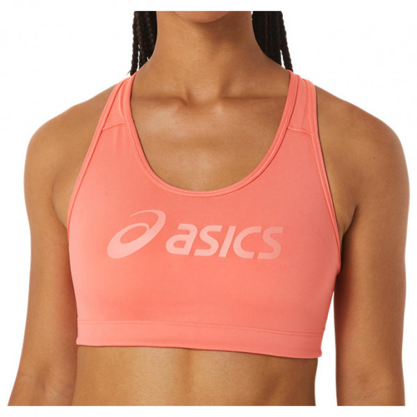 Asics - Women's Core Asics Logo Bra - Sport-BH Gr L;S;XL;XS schwarz;türkis von ASICS