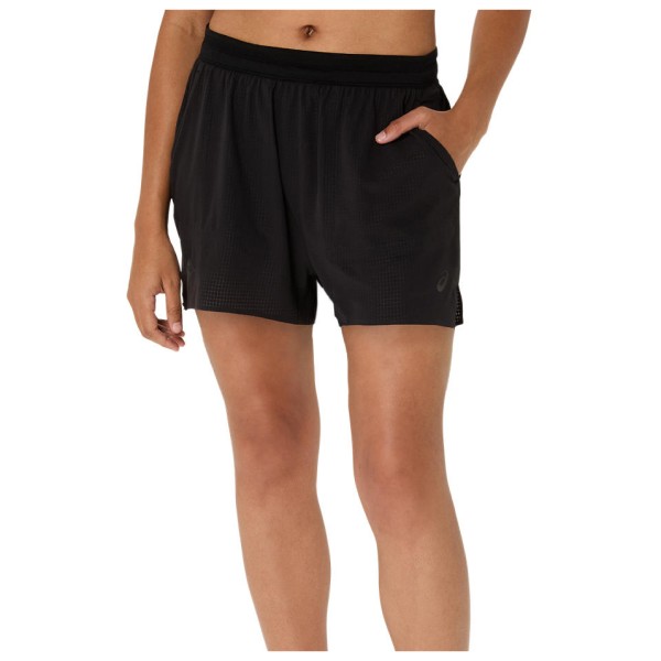 Asics - Women's Fujitrail Elite Short - Laufshorts Gr L schwarz von ASICS