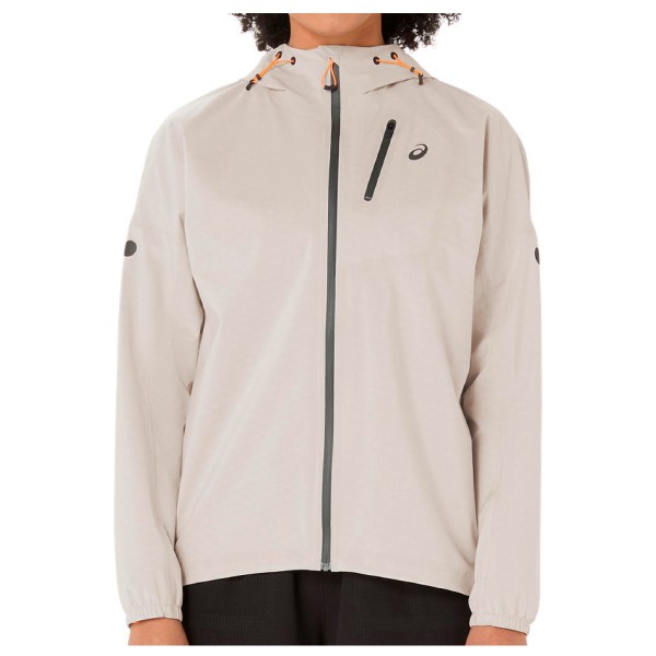 Asics - Women's Fujitrail Elite Waterproof Jacket - Laufjacke Gr XL grau von ASICS