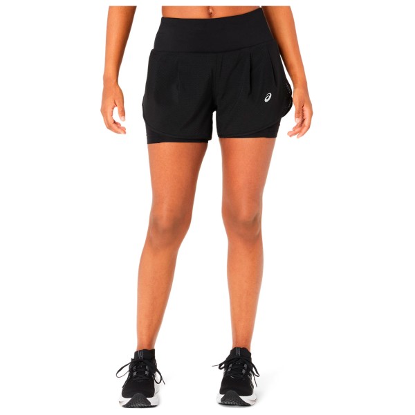 Asics - Women's Road 2-in-1 3,5'' Short - Laufshorts Gr XS schwarz von ASICS