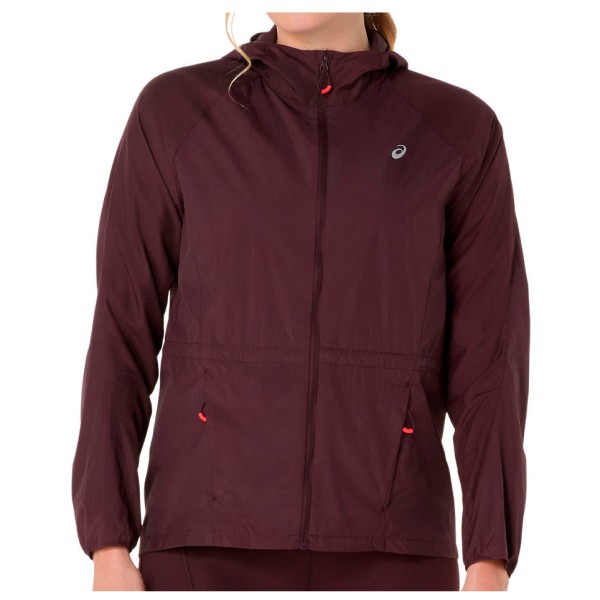 Asics - Women's Road Packable Jacket - Laufjacke Gr L rot von ASICS
