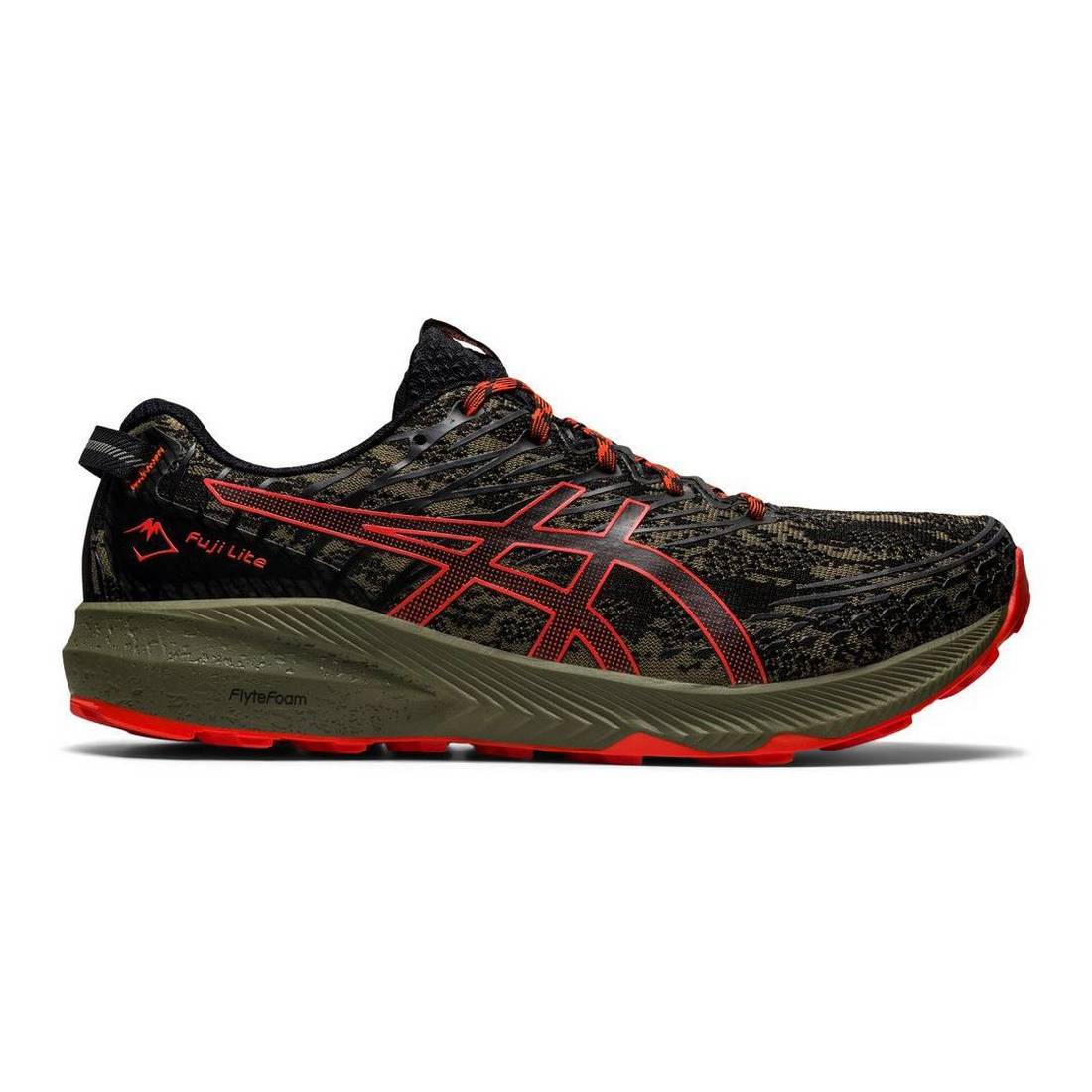 asics FUJI LITE 3 Herren Laufschuhe grün Gr. 45 von ASICS