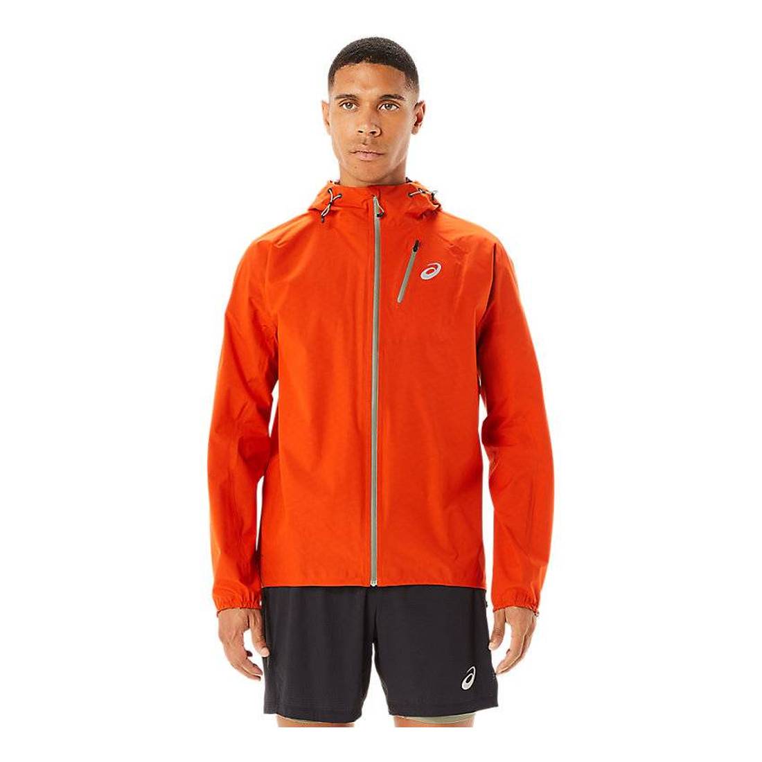 asics FUJITRAIL WATERPROOF JACKET Herren Rot Gr. S von ASICS