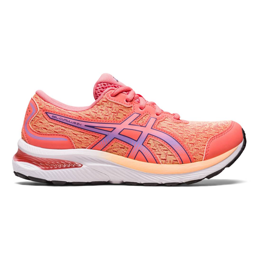 asics GEL-CUMULUS 24 GS  Kinder Laufschuhe papaya Gr. 32,5 von ASICS