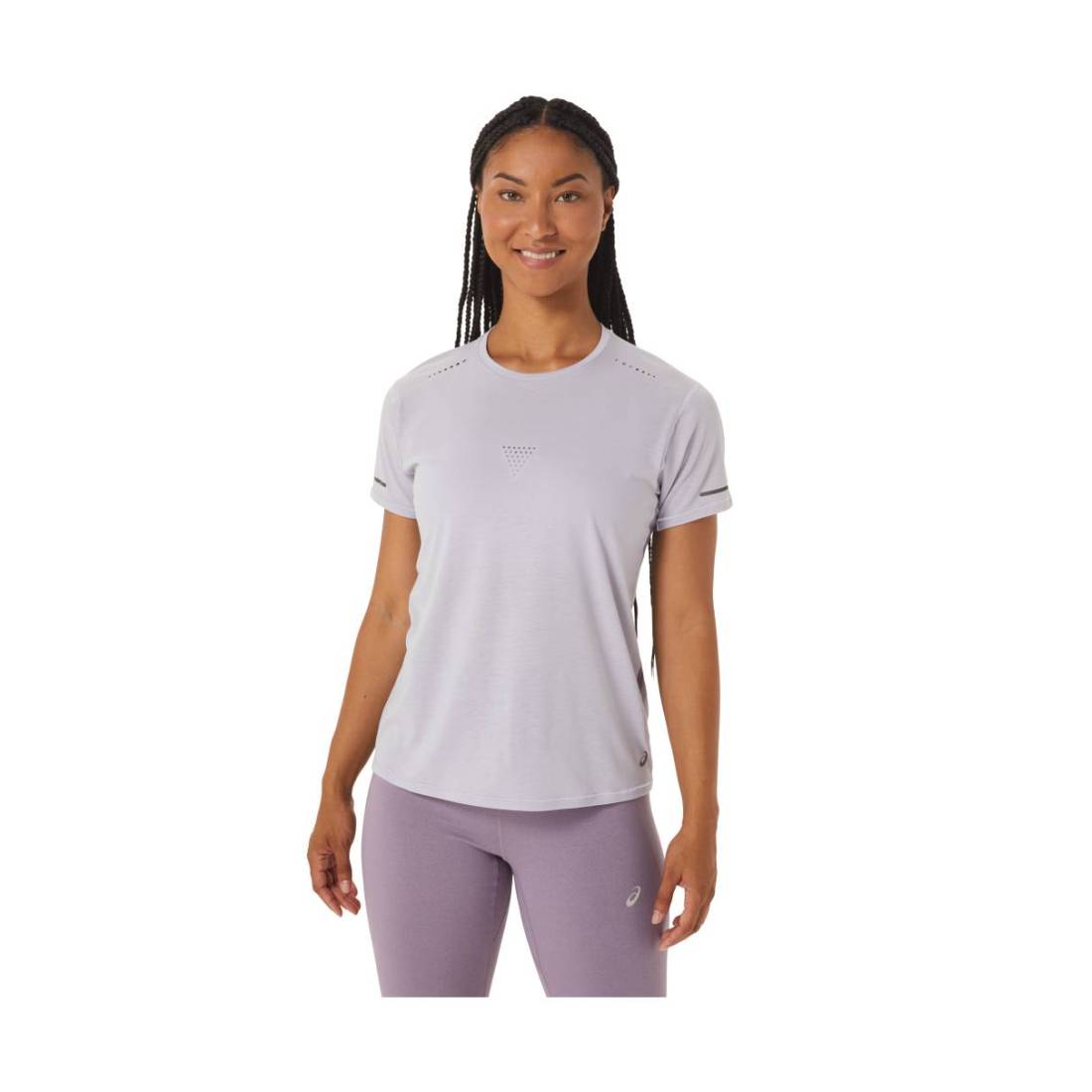 asics METARUN SS TOP Damen Laufshirt violett Gr. L von ASICS