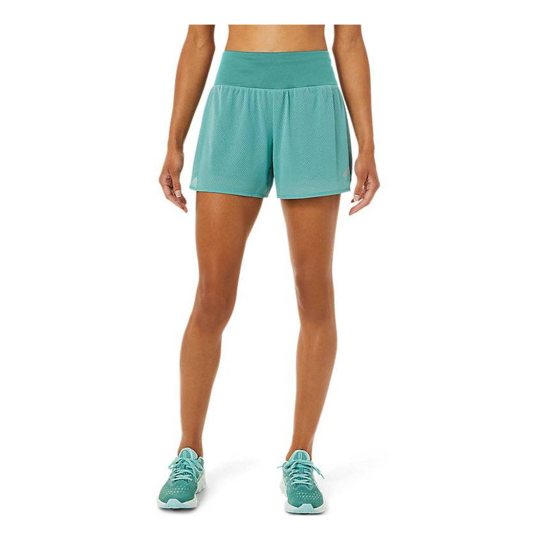 asics Ventilate 2-N-1 3.5IN Short Damen grün Gr. XS von ASICS