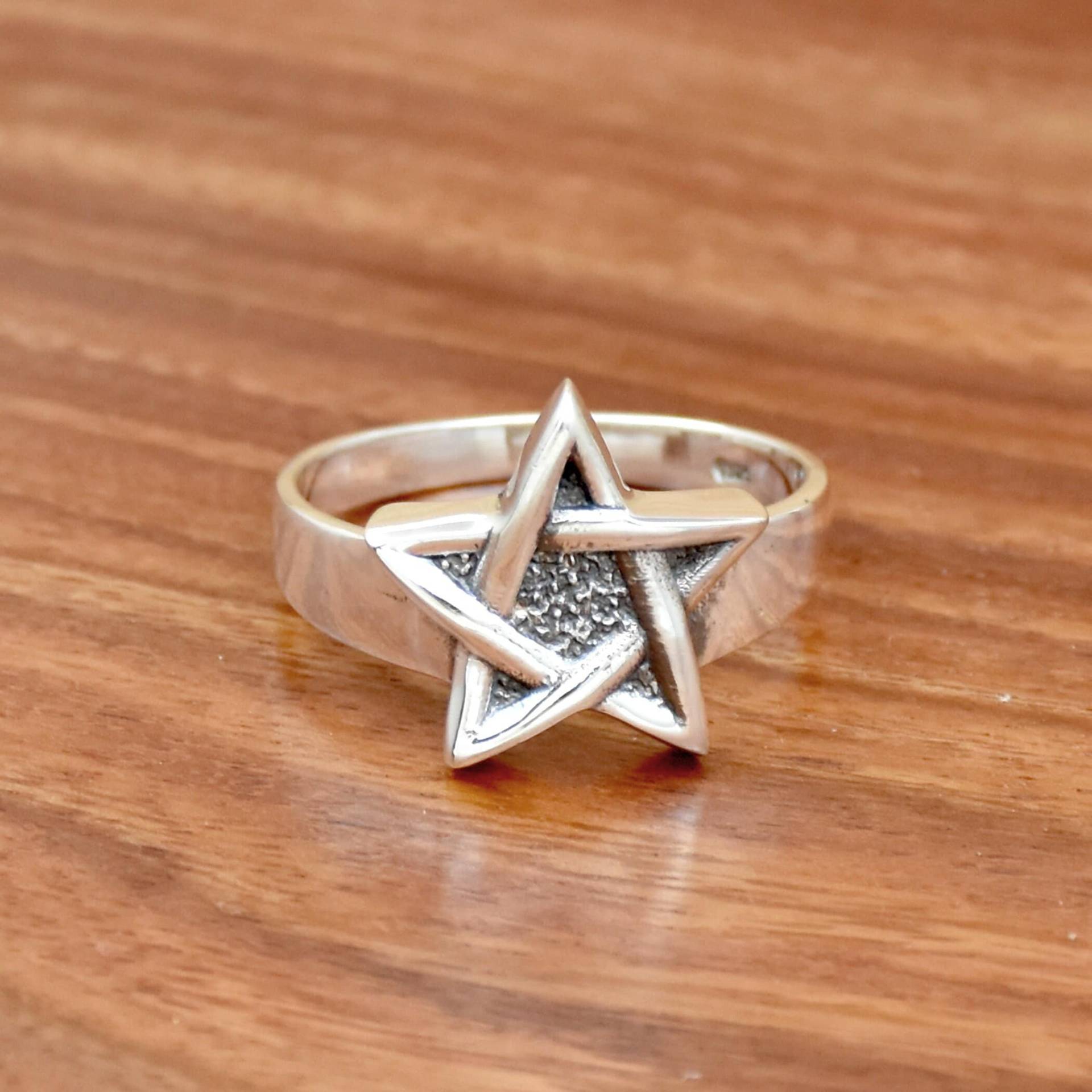 Silber Stern Ring, 925 Sterling Handgemachter Neues Design Ringe Für Mädchen, Party Tragen Schmuck von ASJewellersStore