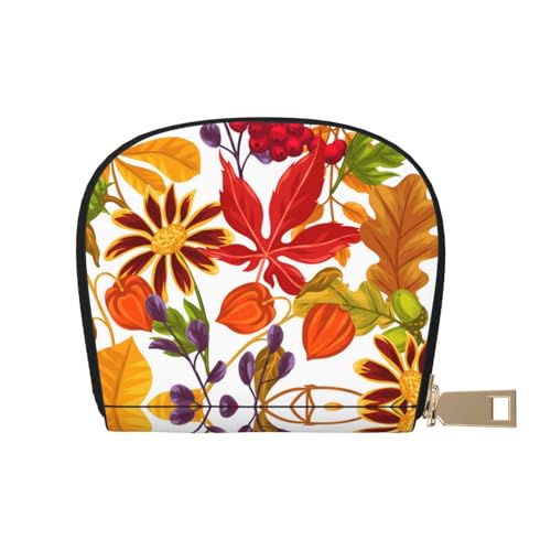 ASKFNASDKMFN Floral Wallet Summer Festival Fans – schweißfester Kartenschutz 9 x 11 cm, A5, 9X11CM von ASKFNASDKMFN