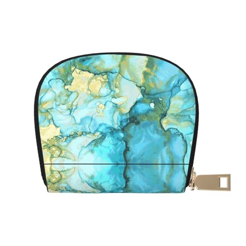 ASKFNASDKMFN Geldbörse mit Leopardenmuster, technisch versierte Benutzer – RFID-geschützte Kartenaufbewahrung, 9 x 11 cm, A17, 9X11CM von ASKFNASDKMFN