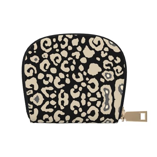 ASKFNASDKMFN Geldbörse mit Leopardenmuster, technisch versierte Benutzer – RFID-geschützte Kartenaufbewahrung, 9 x 11 cm, A2, 9X11CM von ASKFNASDKMFN
