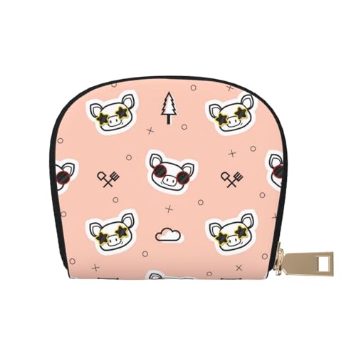 ASKFNASDKMFN Geldbörse mit Leopardenmuster, technisch versierte Benutzer – RFID-geschützte Kartenaufbewahrung, 9 x 11 cm, A29, 9X11CM von ASKFNASDKMFN