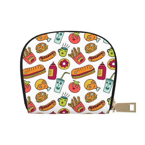 ASKFNASDKMFN Geldbörse mit Leopardenmuster, technisch versierte Benutzer – RFID-geschützte Kartenaufbewahrung, 9 x 11 cm, A34, 9X11CM von ASKFNASDKMFN