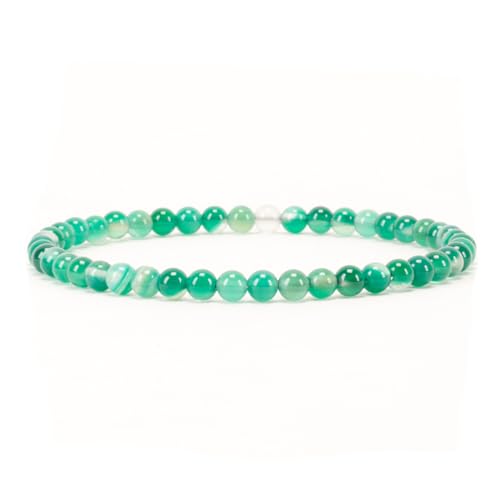 ASKFNASDKMFN Kleine, mittelgroße, große Größen – Edelstein-Perlenarmbänder für Damen und Herren – 4 mm runde Perlen ASKFNASDKMFN Kleine, mittelgroße, große Größen – Edelstein-Perlenarmbänder für Damen und Herren – 4 mm runde Perlen von ASKFNASDKMFN