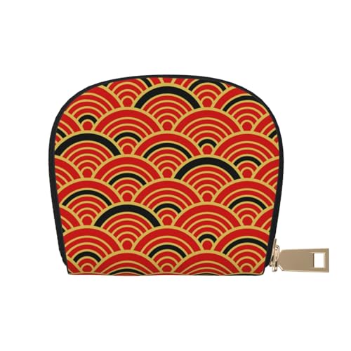 ASKFNASDKMFN Niedliches Häschen mit Regenbogen-Brieftasche, Gamer, Arcade- und Geschenkkartenetui, 9 x 11 cm, A18, 9X11CM von ASKFNASDKMFN