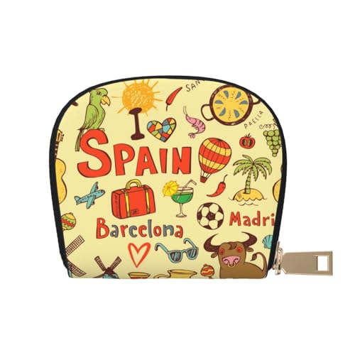 ASKFNASDKMFN Niedliches Häschen mit Regenbogen-Brieftasche, Gamer, Arcade- und Geschenkkartenetui, 9 x 11 cm, A34, 9X11CM von ASKFNASDKMFN