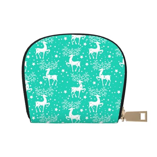 ASKFNASDKMFN Süße Hirsch-Geldbörse, Strandbesucher, wasserabweisendes Kartenetui, 9 x 11 cm, A8, 9X11CM von ASKFNASDKMFN
