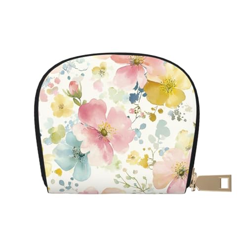 ASKFNASDKMFN Wildblumen-Geldbörse, technisch versierte Benutzer, RFID-geschützte Kartenaufbewahrung, 9 x 11 cm, A2, 9X11CM von ASKFNASDKMFN