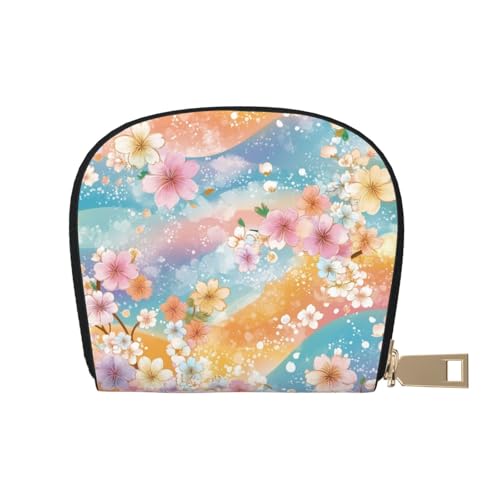 ASKFNASDKMFN Wildblumen-Geldbörse, technisch versierte Benutzer, RFID-geschützte Kartenaufbewahrung, 9 x 11 cm, a9, 9X11CM von ASKFNASDKMFN