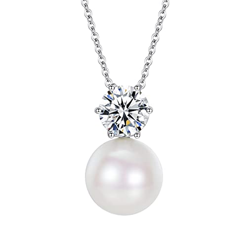 Diamant-Halskette für Frauen, schillernd, herzförmig, Diamant-Anhänger, kleiner Diamant-Anhänger, Frauen-Halskette, a, Einheitsgröße von ASKX