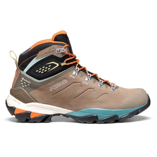 ASOLO Wanderschuhe Acadia Mid LTH GTX ML wasserdichte und leichte Damen Wanderstiefel mit Membrane und griffiger Sohle | Trekkingschuhe Bodo Beige EU 38 von ASOLO