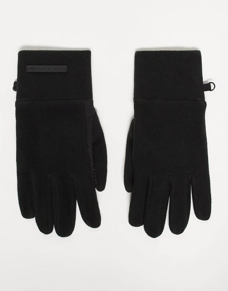 4505 - Ski - Thermo-Handschuhe aus Fleece in Schwarz mit Touchscreen-Funktion von ASOS 4505 Ski & Snow