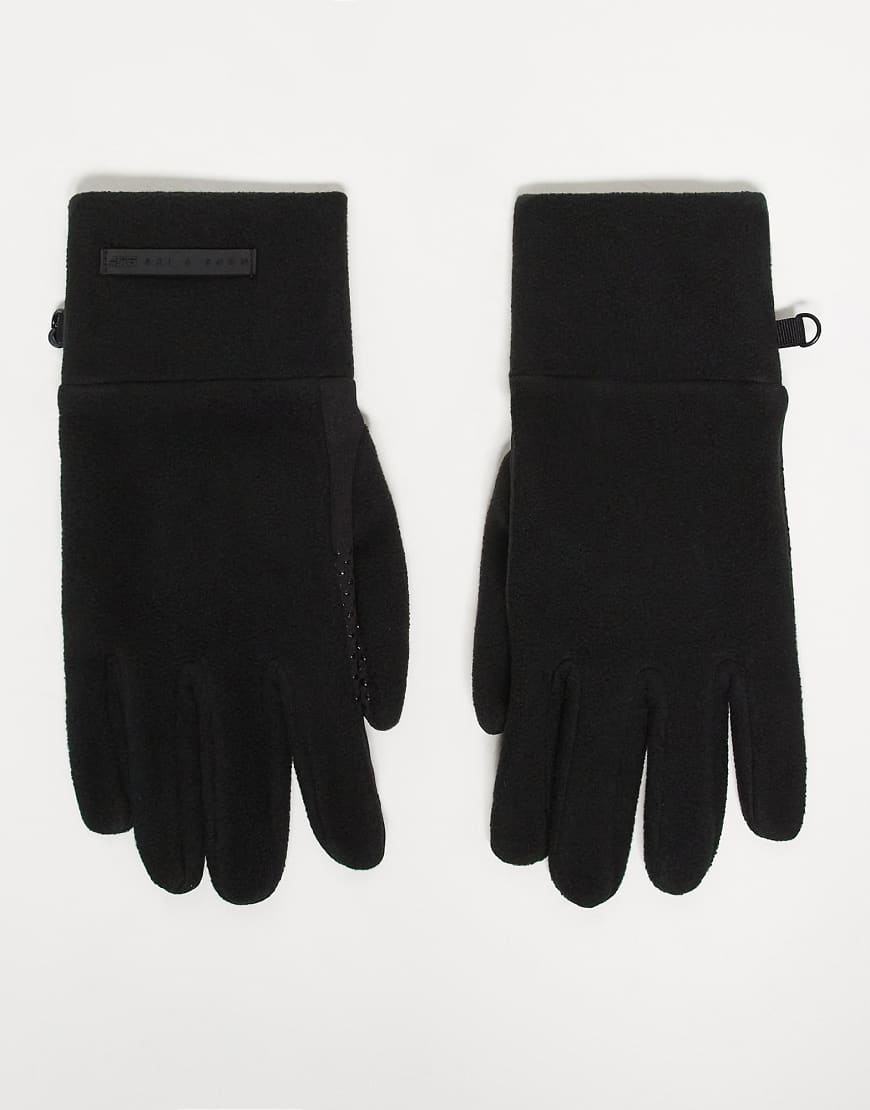 4505 - Ski - Thermo-Handschuhe aus Fleece in Schwarz mit Touchscreen-Funktion von ASOS 4505 Ski & Snow